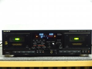 Двойная магнитофонная дека Sony TC WR 770-ЯПОНИЯ-1990-1992-ГОД