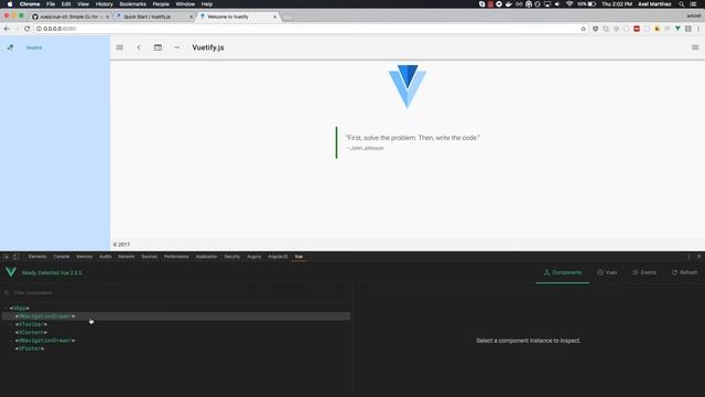 02 - Walkthrough Vuetify Project смотреть онлайн