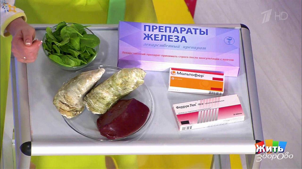 Иммунитет и дефицит железа. Жить здорово! Фрагмент выпуска от 26.01.2018