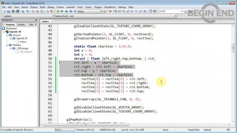 OpenGL - Урок 30 - Как отобразить текст. Самый простой способ.
