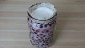 Клюква с сахаром на зиму