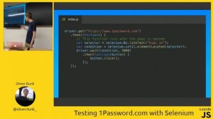 LeedsJS - Oliver Dunk - Testing 1Password.com with Selenium