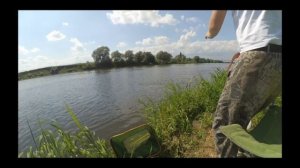 река Ока Калужская область, рыбалка на фидер. Май 2019