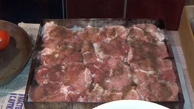 Мясо по - французски или отбивные( Хочу пожрать) Meat in French or chops