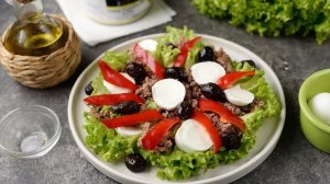 Салат с тунцом и болгарским перцем