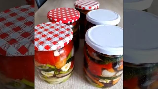 ОВОЩНОЕ АССОРТИ ЖАРЕНЫЕ ОВОЩИ КАБАЧКИ,БАКЛАЖАНЫ,СЛАДКИЙ ПЕРЕЦ...ПОД МАРИНАДОМ??? смотреть онлайн