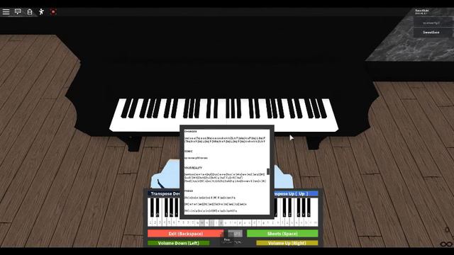 DDLC Your Reality (roblox piano) смотреть онлайн