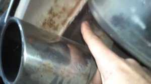 установка глушителя от Ниссан Зет 350 на Нива 21214