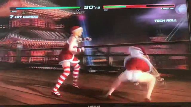 Dead Or Alive 5 Christmas Skins GamePlay смотреть онлайн