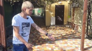 Тротуарная плитка. Обзор объекта - ДО И ПОСЛЕ. Дизайн двора частного дома.