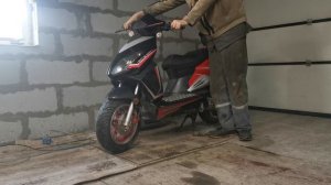 Запуск Stels vortex 50.