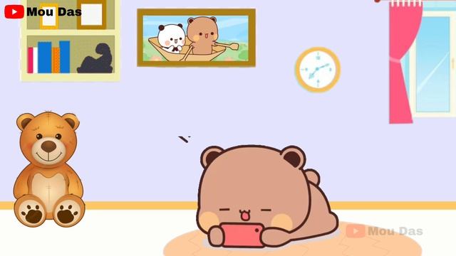 Sleeping King Motka Gomu??& Gundi Peachu Ki Funny Story ?| Mou Das | Bubu Dudu | Bear Panda смотреть онлайн