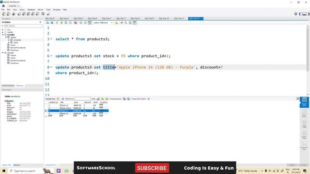 SQL Tutorial for Beginners - 3 (Primary Key, Update Data) SQL Full Course in Telugu, MySQL In Telug