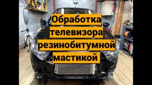 Обработка телевизора резинобитумной мастикой Lada Granta