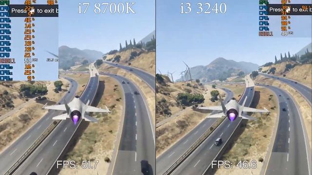 i7 8700k vs i3 3240 w/1050ti смотреть онлайн