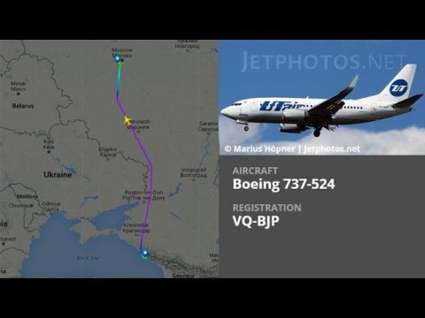 UTair Boeing 737-524 VQ-BJP | Sochi, Adler (AER) ✈ Moscow, Vnukovo (VKO) | UT268