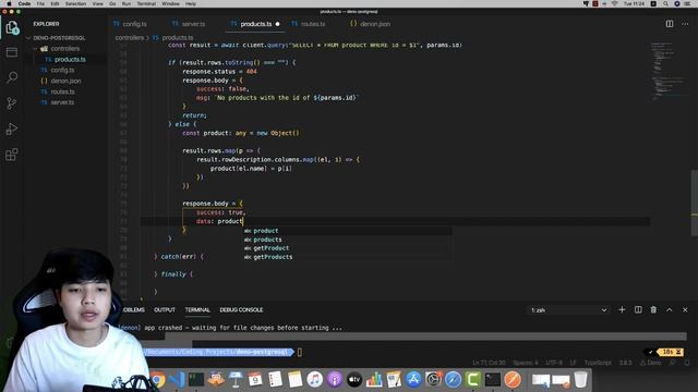 Deno & PostgreSQL - เรียนรู้การสร้าง REST API ด้วย Oak & CRUD смотреть онлайн