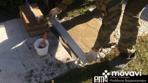Цементная Дорожка из формы своими руками.Весь процесс.