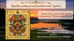 Канон Пресвятой Богородице перед иконой "Неопалимая Купина"