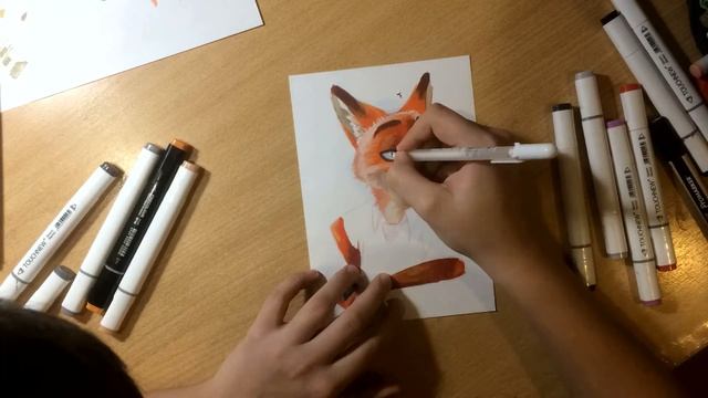 SpeedPaint | Как нарисовать лиса Ника из мультфильма "Зверополис" смотреть онлайн