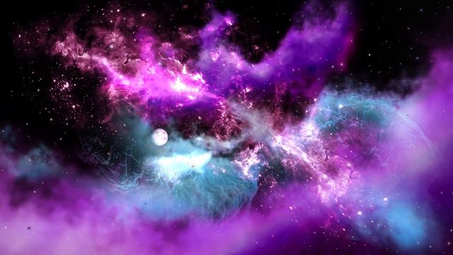 4K Purple Blue Galaxy - Animated galaxy background | MR VFX смотреть онлайн