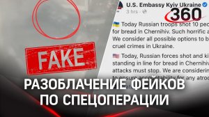 Разоблачение фейков по спецоперации на Украине