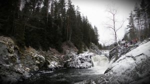 Водопад Кивач  Карелия