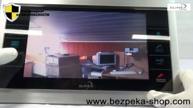 Обзор видеодомофона Slinex SL-10 www.bezpeka-shop.com смотреть онлайн