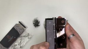 Петли дверные универсальные VETTORE 100x75x2,5mm 4BB BN