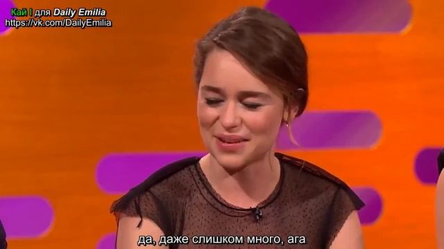 Интервью: Эмилия Кларк на «Шоу Грэма Нортона»