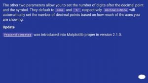 Format y axis as percent