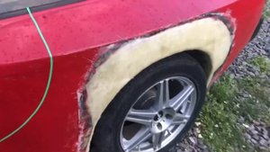 Ремонт крыла и бампера из стеклопластика