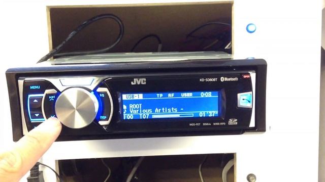 JVC KD-SD80BT Quick Look смотреть онлайн