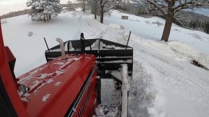 ДТ-75. Расчистка снега