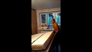 шкаф кровать трансформер с диваном видео