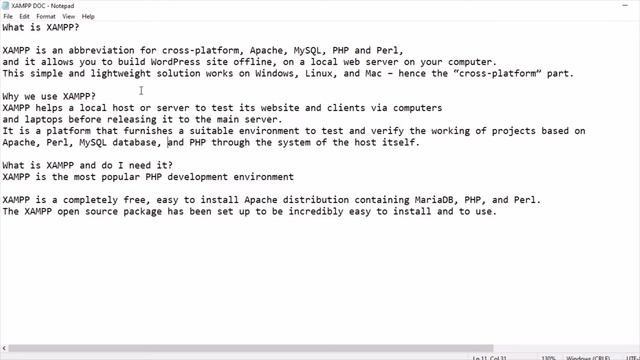 What is XAMPP | Why we use XAMPP