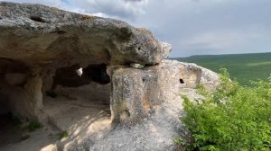 Путешествие в слепую Крым 2022 Бахчисарай, пещерный город Эски́-Керме́н