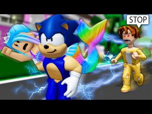 ROBLOX Brookhaven RP - FUNNY MOMENTS - Peter and beautyful Mermaid.mp4