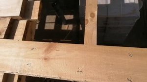 ЧЕТЫРЕХСКАТНАЯ КРЫША, 2ЧАСТЬ,УСТАНОВКА КОНЬКА, ДИАГОНАЛЕЙ, ПРОДОЛЖЕНИЕ