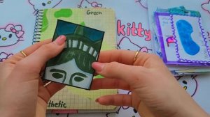 Хеллоу Китти ? Бумажные сюрпризы распаковка?Марин-ка Д?пакетики-наклейки??