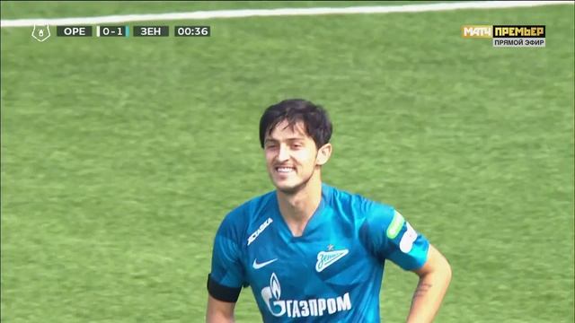 Оренбург - Зенит. 0:1. Сердар Азмун, Российская Премьер-Лига, 3 тур 28.07.2019