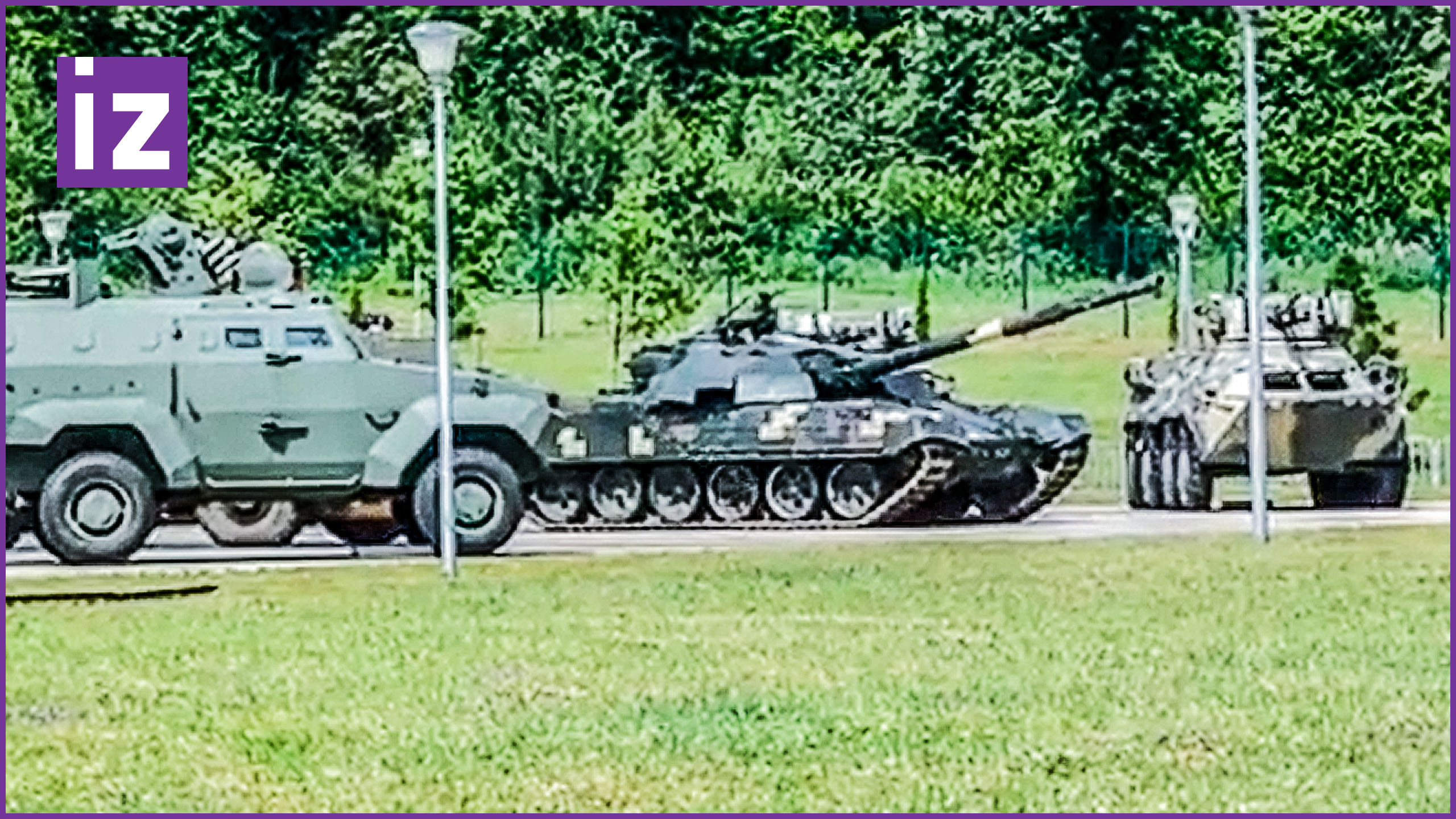 военная техника в парке патриот