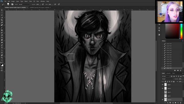 TRANSPLANT || Photoshop Speedpainting смотреть онлайн