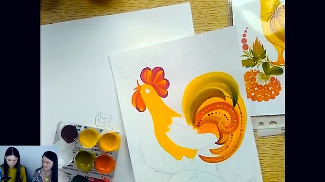 УКРАШАЕМ ОБОРОТ ОТКРЫТКИ Петриковская роспись с нуля! смотреть онлайн