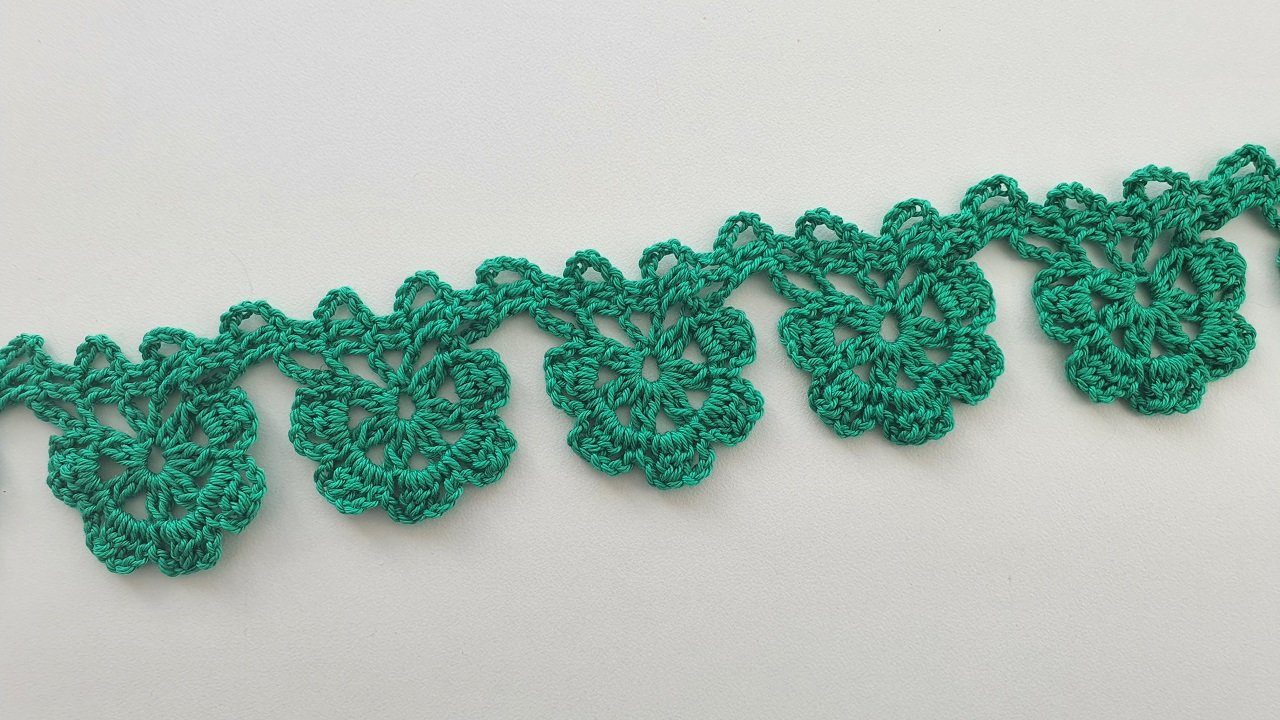 Ленточное кружево. Вязание крючком / Ribbon Lace Crochet