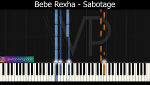 Bebe Rexha - Sabotage | Piano Cover + FREE MIDI