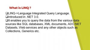 LINQ Introduction