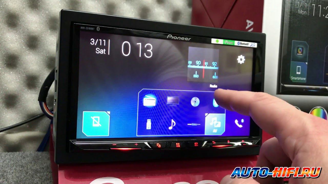 Pioneer AVH-Z5100BT смотреть онлайн