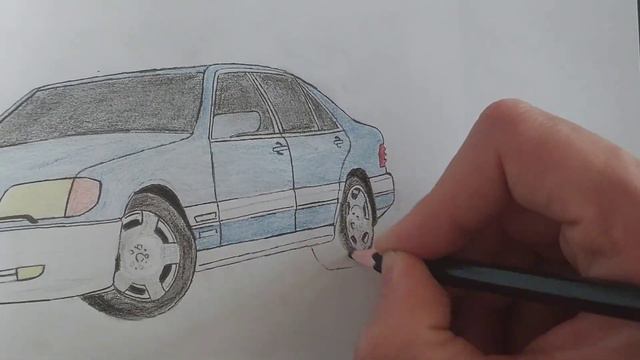 Mercedes-Benz 600 SEL Drawing & Painting / Çizimi & Boyaması смотреть онлайн