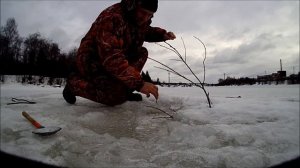 Ленинградская обл. рыбалка НАЛИМ проверка донок р.СВИРЬ . декабрь 2019.